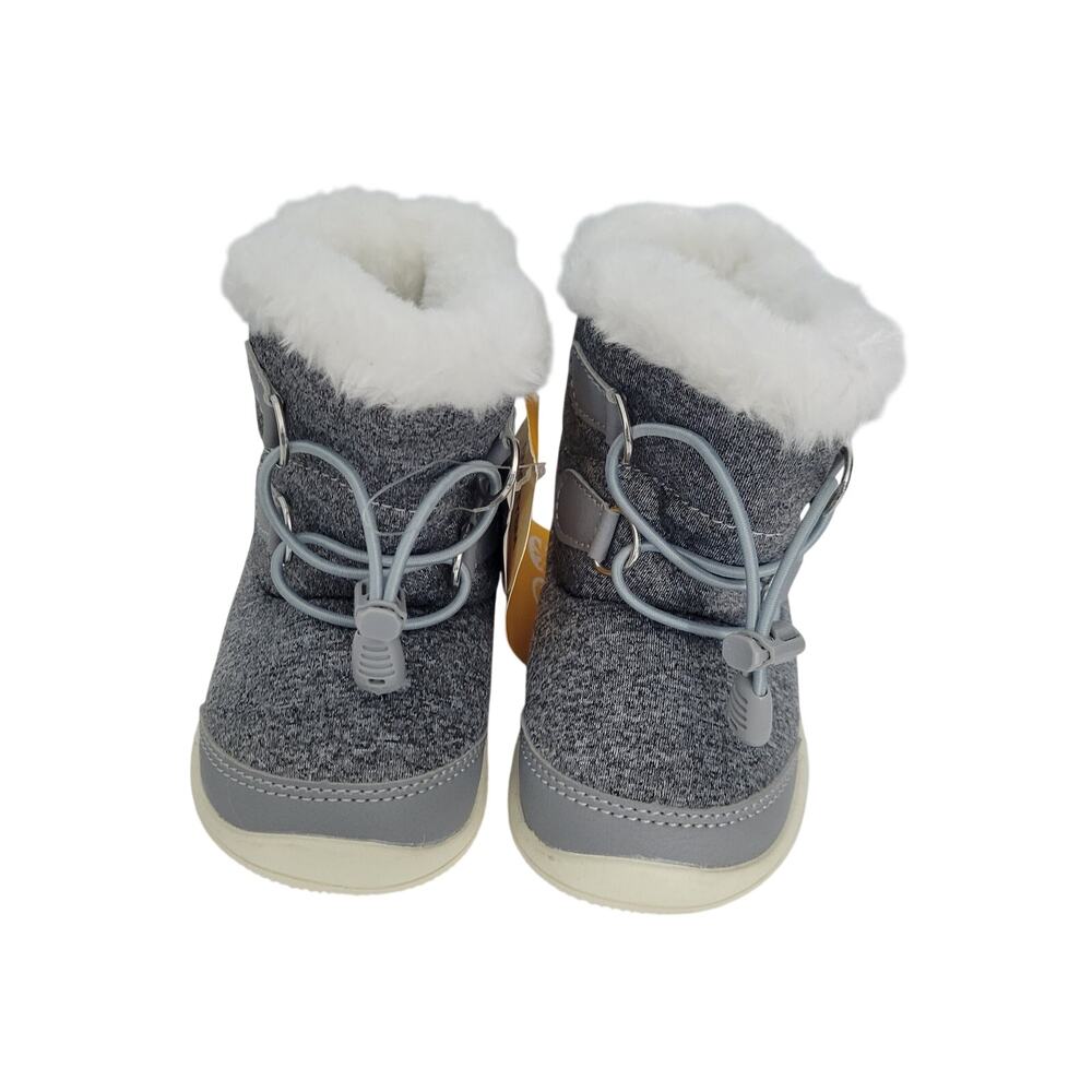 BMCITYBM Toddler Gray Winter Snow Boots Size 5 NWT 101726-1436